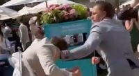 Shocking moment pair fight each other in bloody brawl at Royal Ascot