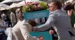 Shocking moment pair fight each other in bloody brawl at Royal Ascot