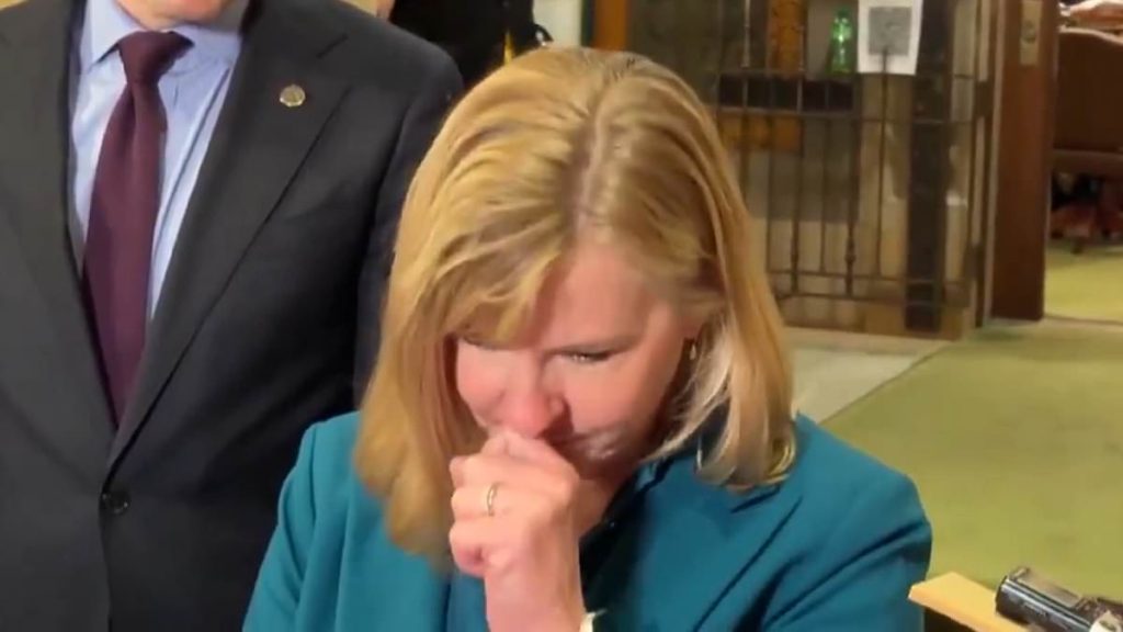 Slain lawmaker broke down after House vote in one of her last acts