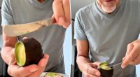 Social media users baffled over man's strange way of cutting an avocado: 'This is genius'