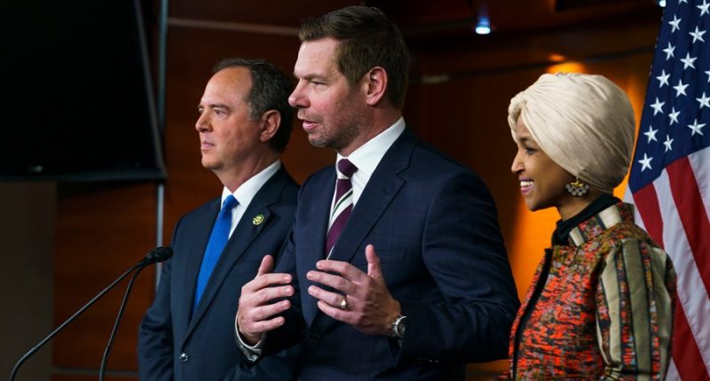 Swalwell calls for Noem to resign following Padilla incident