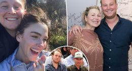 Tatum O'Neal reunites with ex-husband John McEnroe at son Kevin's California wedding