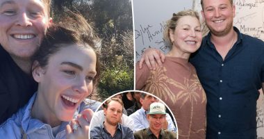 Tatum O'Neal reunites with ex-husband John McEnroe at son Kevin's California wedding