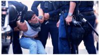 Tensions rise in Los Angeles as police declare 'unlawful' assembly