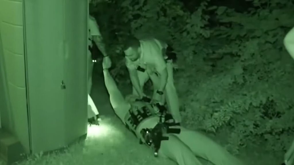 Terrifying moment sheriff's deputy is beaten on live  TV show