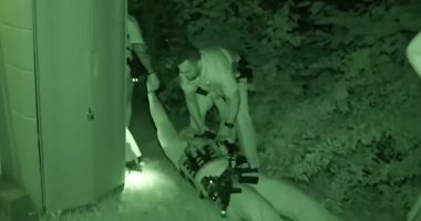 Terrifying moment sheriff's deputy is beaten on live  TV show