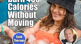 Pretty girl or woman wearing a hat, smiling and ice bathing in the cold water among ice cubes in a vintage bathtub. Wim Hof Method, cold therapy, breathing techniques, yoga and meditation. This Cold Therapy Trick Can Help You Burn 400 Extra Calories a Day Without Exercise. Cover
