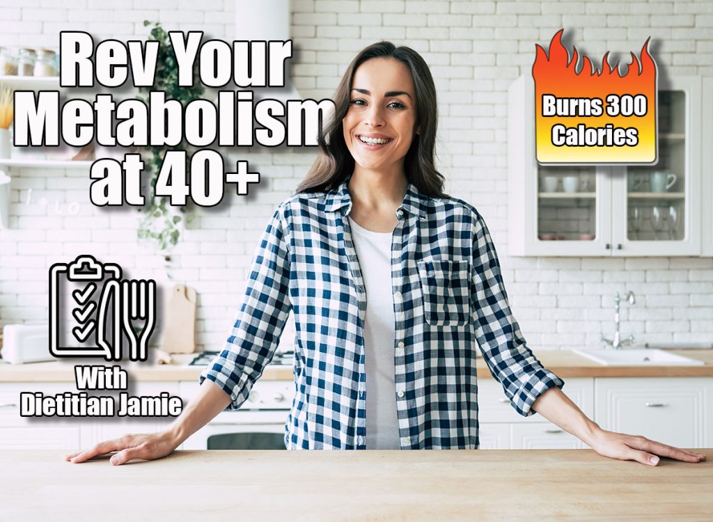 This High-Protein Breakfast Swap Burns 300 Extra Calories Daily After 40. Cover. Young beautiful modern woman stands near table on kitchen at home.