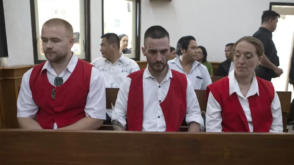 Three British nationals could face death by firing squad for allegedly smuggling cocaine into Indonesia