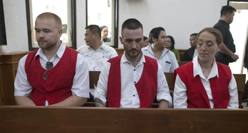 Three British nationals could face death by firing squad for allegedly smuggling cocaine into Indonesia