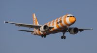 Condor Airlines Airbus A320-214 in flight.