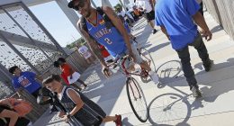 Thunder fans pack hot Oklahoma City streets to toast NBA title