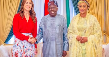 Tinubu receives Queen of Denmark at State House (photos)