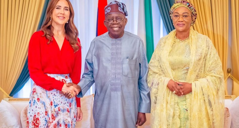 Tinubu receives Queen of Denmark at State House (photos)