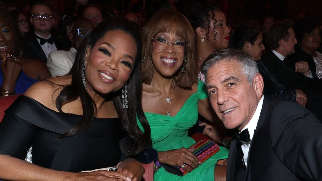Tony Awards 2025 behind-the-scenes: George Clooney chats with Oprah
