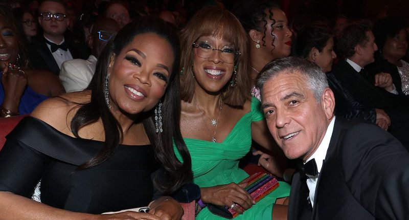 Tony Awards 2025 behind-the-scenes: George Clooney chats with Oprah