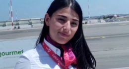 Photo of Aurora Maniscalco, a 24-year-old flight attendant.