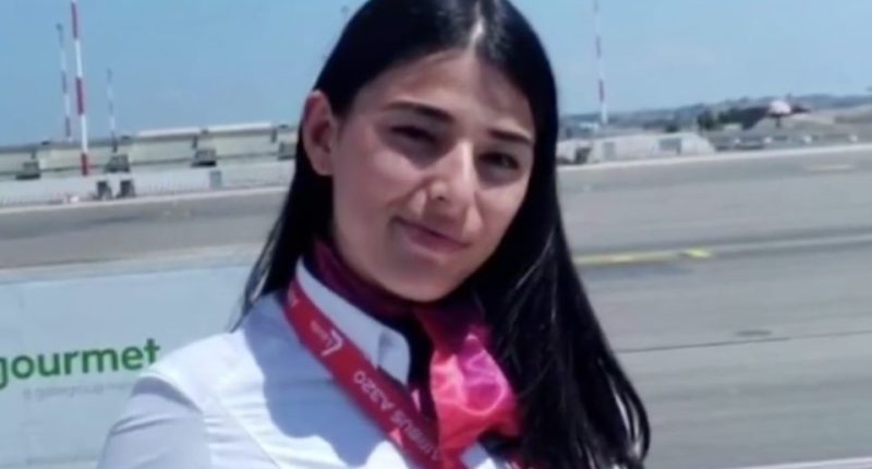 Photo of Aurora Maniscalco, a 24-year-old flight attendant.