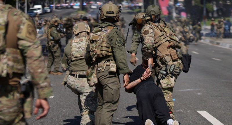 Trump deploys National Guard to quell Los Angeles area ICE raid protests