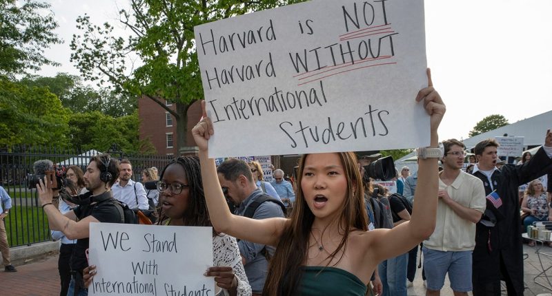Trump says Harvard agreement on international students may be announced within a week