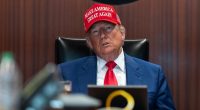 President Trump at a national security meeting.