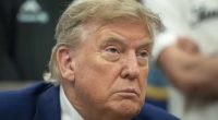Close-up of Donald Trump.