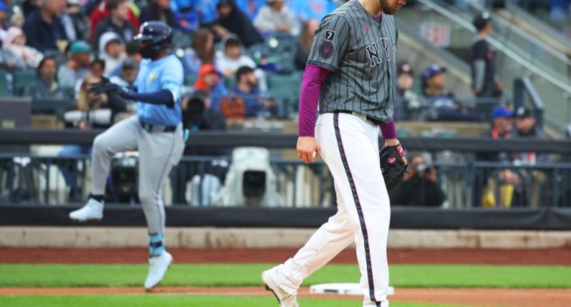 Tylor Megill struggles in Mets' loss to Rays with rotation questions emerging