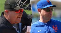 Umpire caught on hot mic after getting ripped by Mets' Carlos Mendoza