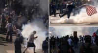 Unlawful assembly declared in LA as ‘No Kings’ protests grow chaotic; cops hit with concrete, fireworks