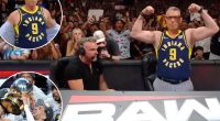 WWE announcer Michael Cole makes good on Pat McAfee Pacers bet