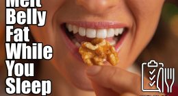 Walnuts and 2 Other Foods This Dietitian Eats Before Bed To Melt Belly Fat. Cover.