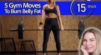 Want Abs After 40? Do These 5 Gym Moves To Torch Belly Fat, Cover, Coach Laura Caddy. Woman performs deadlift with weight in the gym