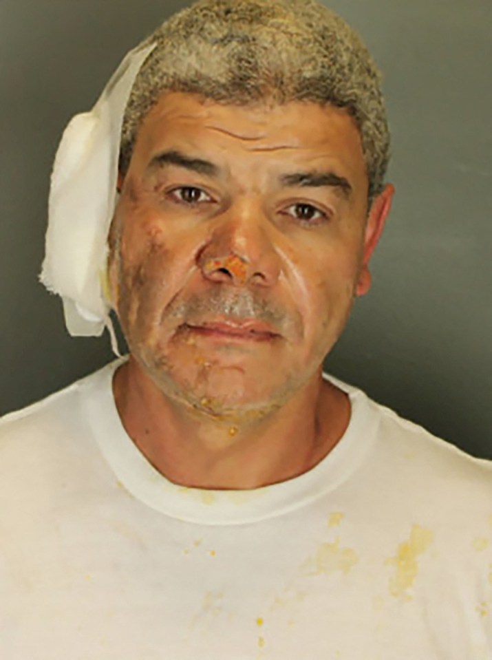Mugshot of Mohamed Sabry Soliman after arrest.