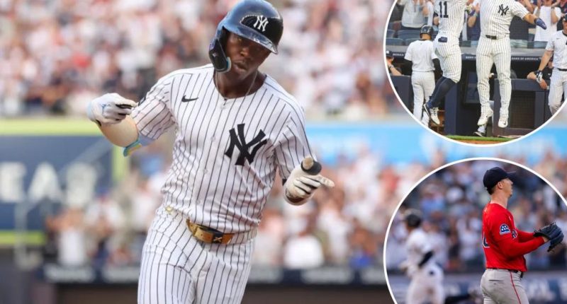 Yankees pound Red Sox early, hold off late comeback in win