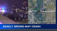 1 killed in wrong-way crash on Tri-State Tollway in north suburbs; lanes reopen to traffic