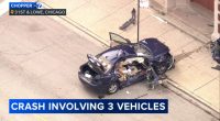 3 injured, 2 in custody in serious car crash in 600-block of West 31st Street in Bridgeport, Chicago Police Department says