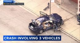 3 injured, 2 in custody in serious car crash in 600-block of West 31st Street in Bridgeport, Chicago Police Department says