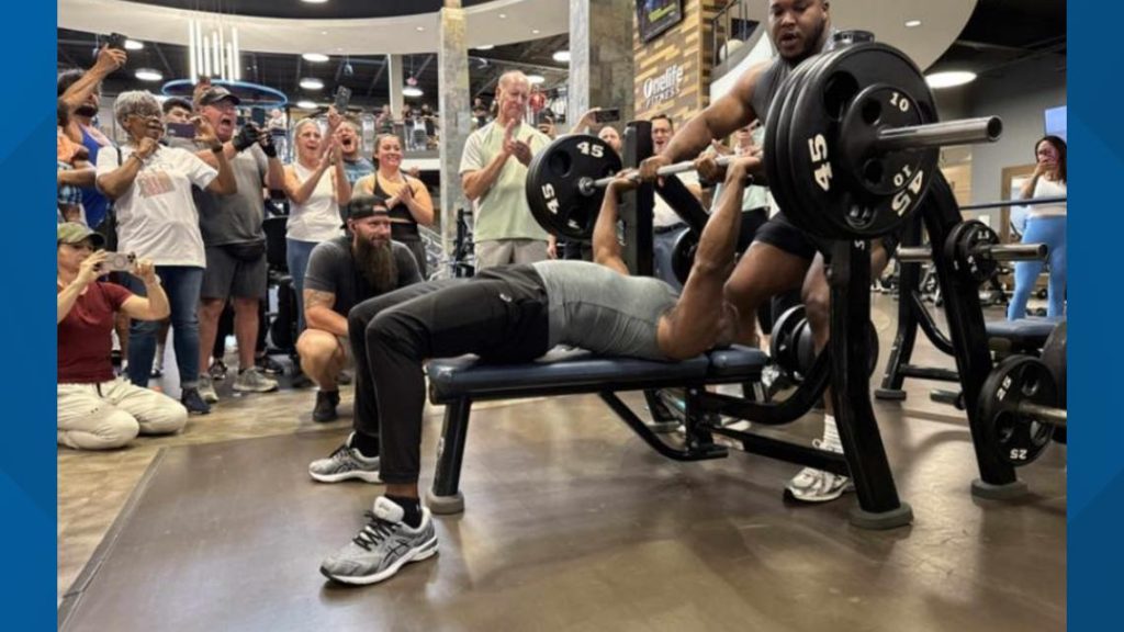 71-year-old sets World Record for bench press achievement