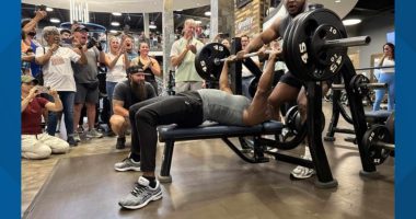71-year-old sets World Record for bench press achievement