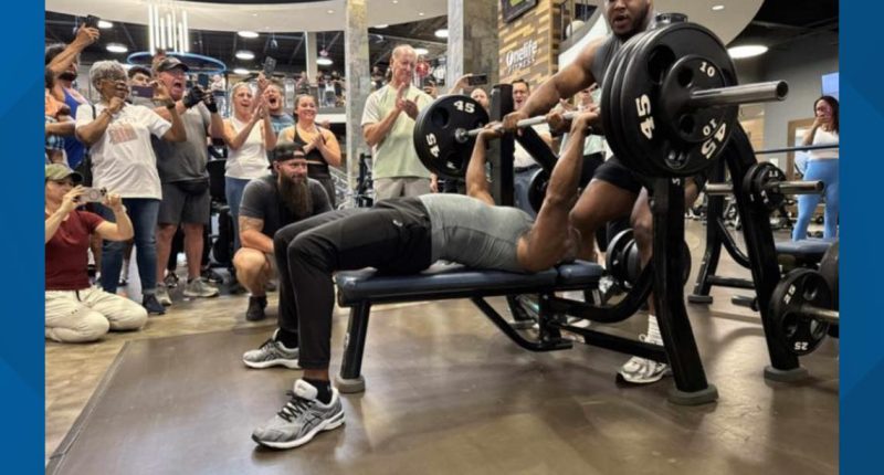 71-year-old sets World Record for bench press achievement