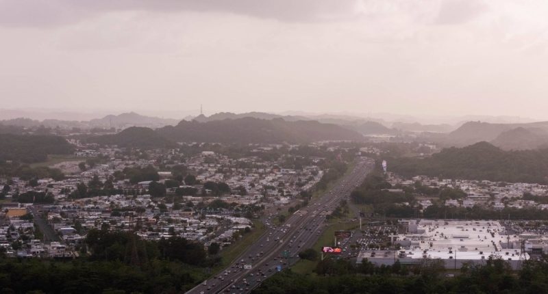 A cloud of Sahara dust is smothering the Caribbean en route to the U.S.