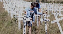 A hillside of white crosses fuels a misleading story about South Africa's farm killings