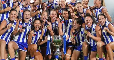 AFL club North Melbourne's greatest players boycott anniversary celebration 'because they don't want to share the spotlight with the women's team'
