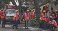 Air India plane crash site