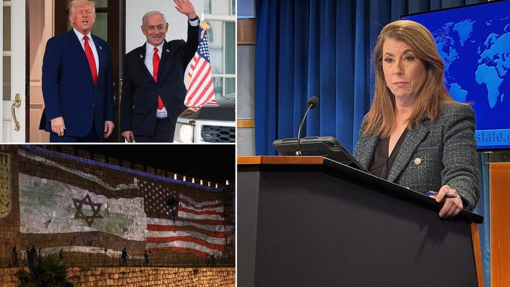 America's #2?: Trump State Department spokeswoman picks Israel over US in resurfaced video she says is being used to 'SMEAR' her