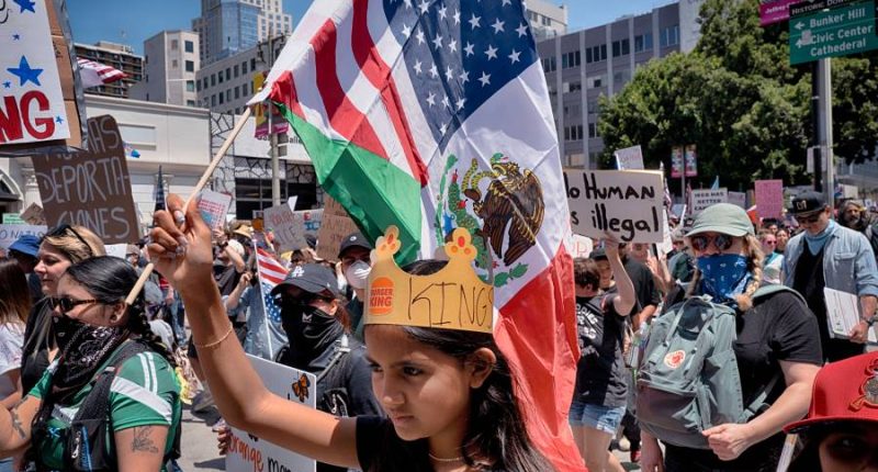 Anti-Trump demonstrators crowd streets, parks and plazas across the US. Organizers say millions came