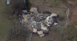 An investigation is underway after a man was assaulted by armed intruders before he was thrown into a car, and his house was set on fire in Yea, Victoria.