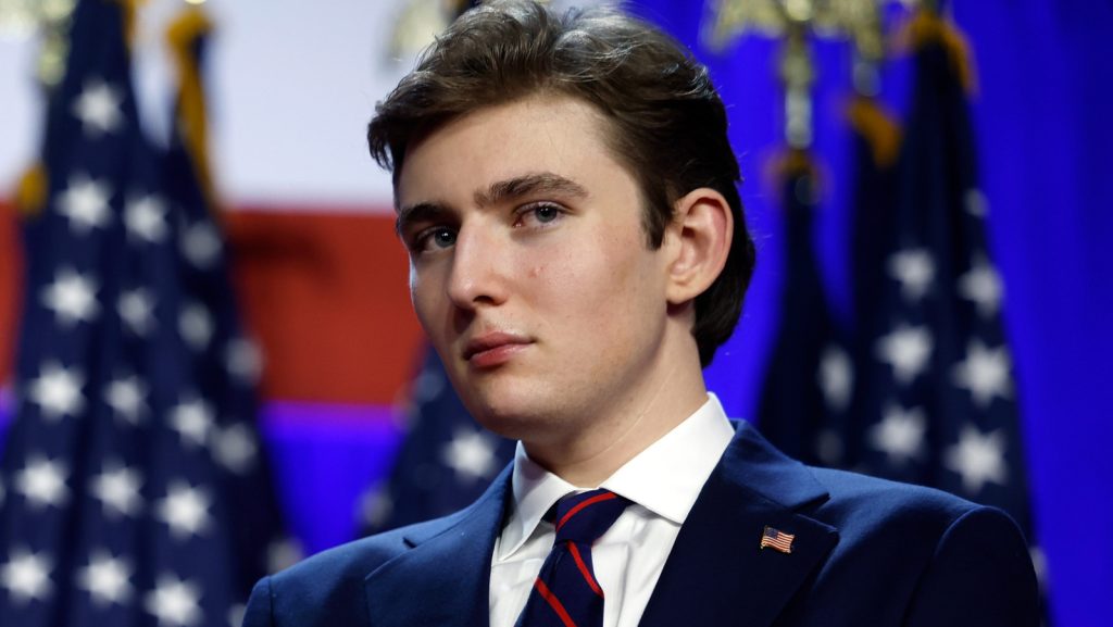 Barron Trump's Rumored Girlfriend Leaks Out And It's Causing A Stir
