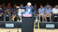 Bernie Sanders pushes income equality, access to healthcare at rally