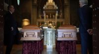 Biden, Harris and Walz attend funeral for former Minnesota House Speaker Melissa Hortman